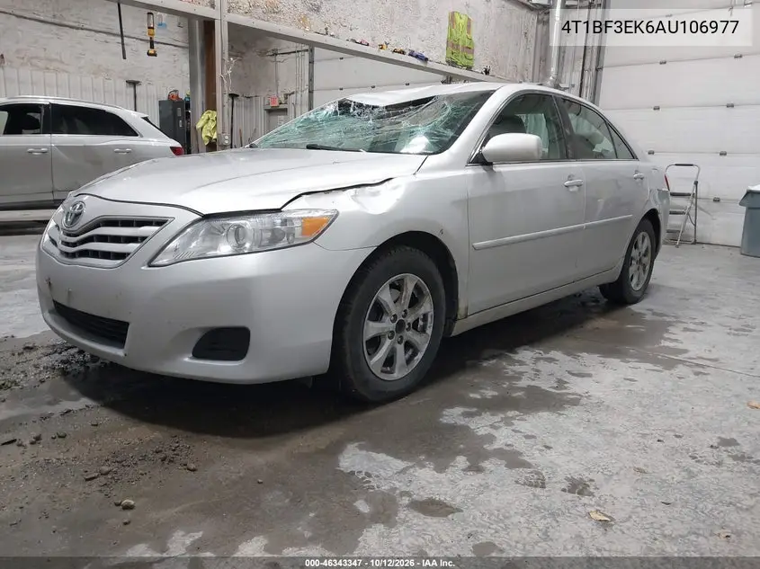 2010 TOYOTA CAMRY VIN 4T1BF3EK6AU106977 — фото 2