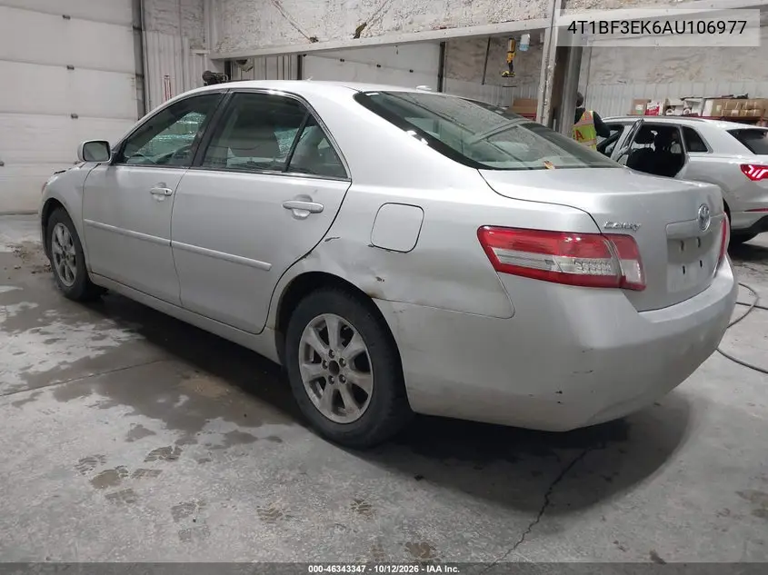 2010 TOYOTA CAMRY VIN 4T1BF3EK6AU106977 — фото 3