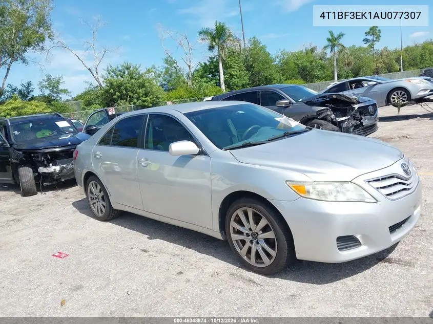 TOYOTA CAMRY 2010, VIN 4T1BF3EK1AU077307