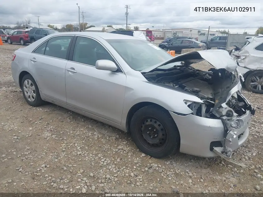 TOYOTA CAMRY 2010, VIN 4T1BK3EK6AU102911