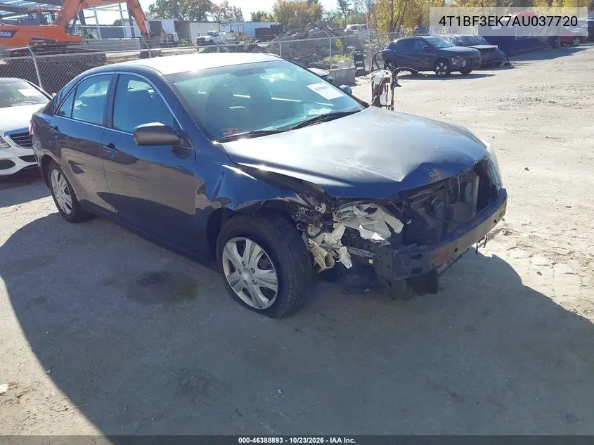 TOYOTA CAMRY 2010, VIN 4T1BF3EK7AU037720