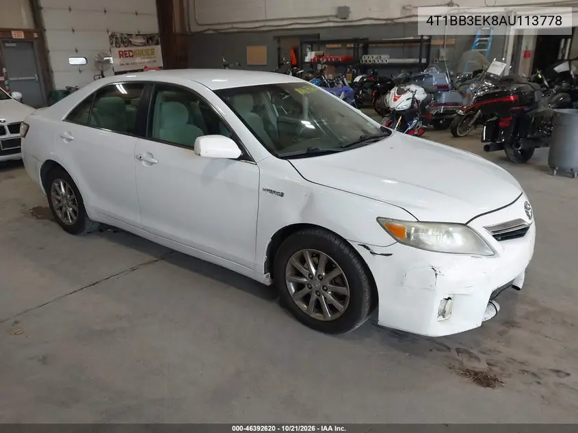 TOYOTA CAMRY 2010, VIN 4T1BB3EK8AU113778