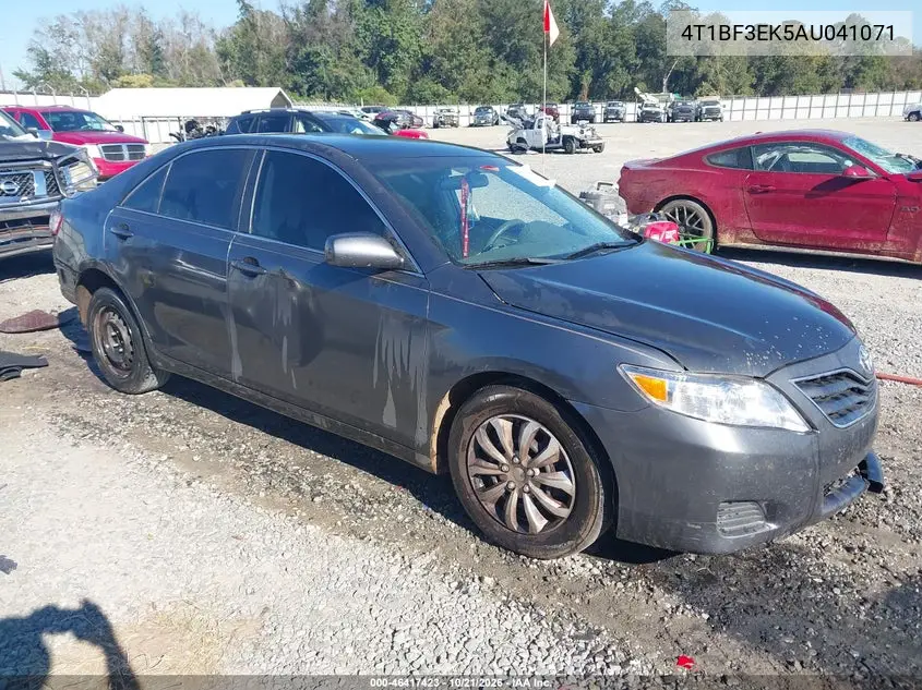 TOYOTA CAMRY 2010, VIN 4T1BF3EK5AU041071