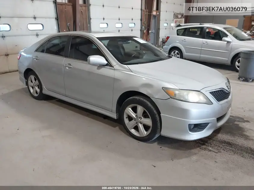 TOYOTA CAMRY 2010, VIN 4T1BF3EK7AU036079