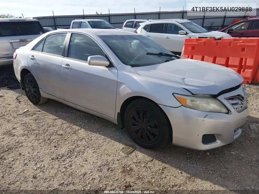 TOYOTA CAMRY 2010, VIN 4T1BF3EK5AU029888