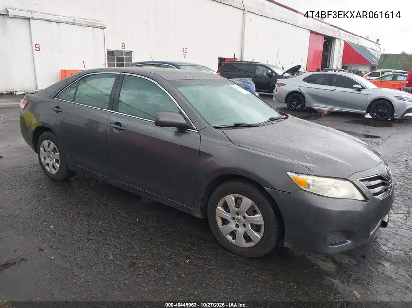TOYOTA CAMRY 2010, VIN 4T4BF3EKXAR061614