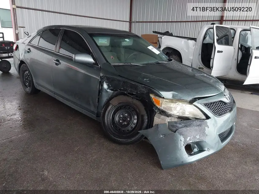 TOYOTA CAMRY 2010, VIN 4T1BF3EK3AU509220