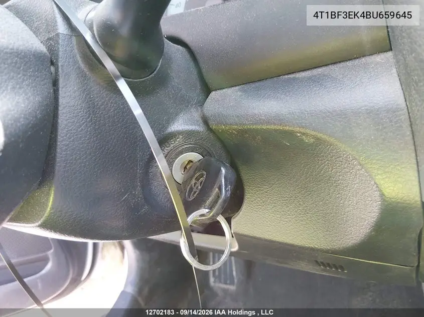 2011 TOYOTA CAMRY VIN 4T1BF3EK4BU659645 — фото 11