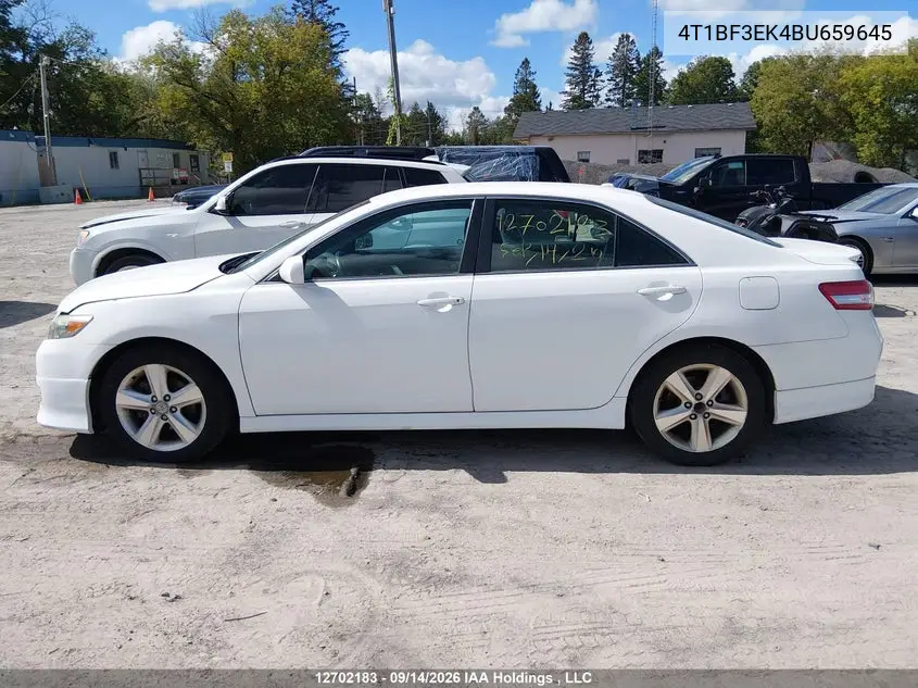 2011 TOYOTA CAMRY VIN 4T1BF3EK4BU659645 — фото 14