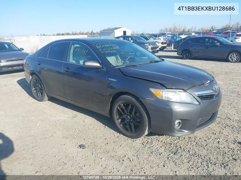 TOYOTA CAMRY 2011, VIN 4T1BB3EKXBU128686