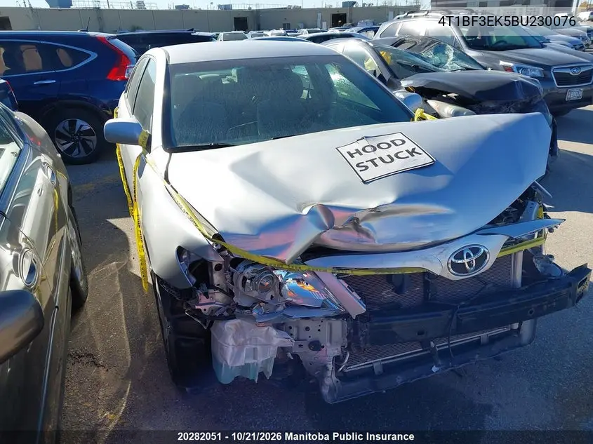 TOYOTA CAMRY 2011, VIN 4T1BF3EK5BU230076