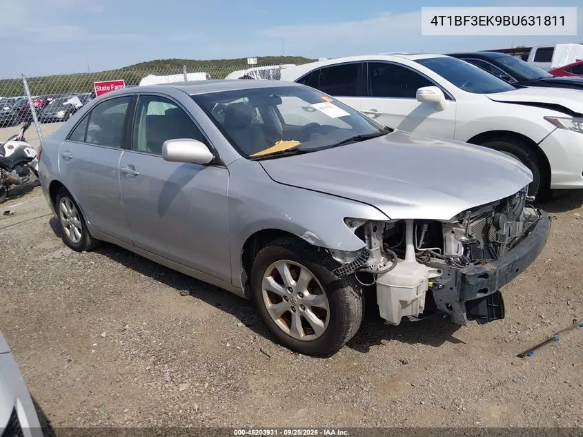 TOYOTA CAMRY 2011, VIN 4T1BF3EK9BU631811
