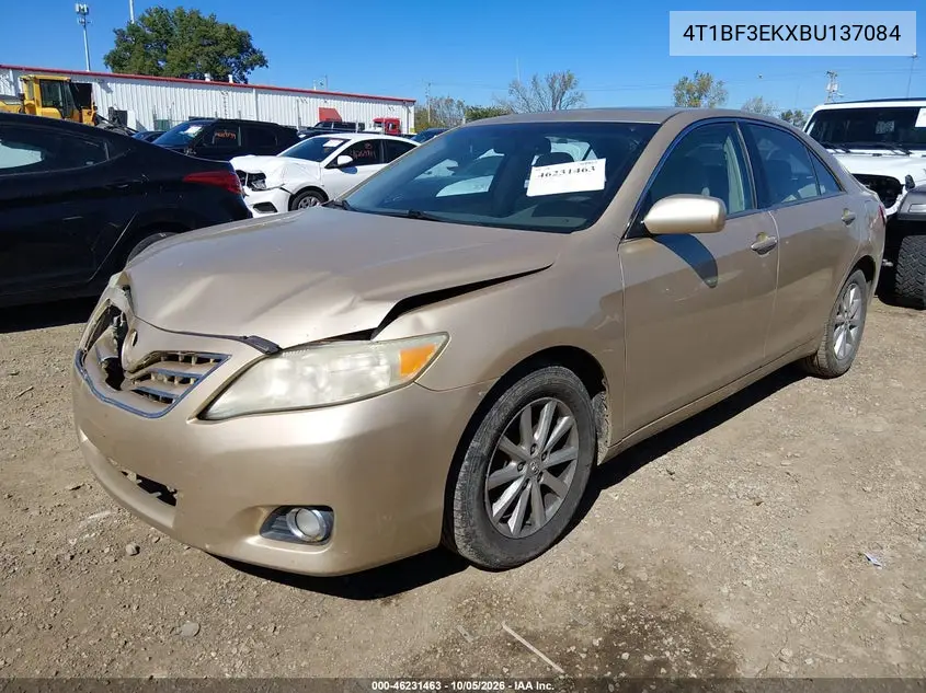 2011 TOYOTA CAMRY VIN 4T1BF3EKXBU137084 — фото 2