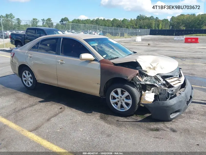 TOYOTA CAMRY 2011, VIN 4T1BF3EK9BU703672