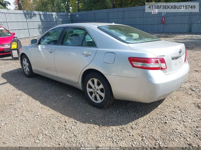 2011 TOYOTA CAMRY VIN 4T1BF3EKXBU215749 — фото 3