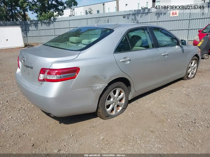 2011 TOYOTA CAMRY VIN 4T1BF3EKXBU215749 — фото 4
