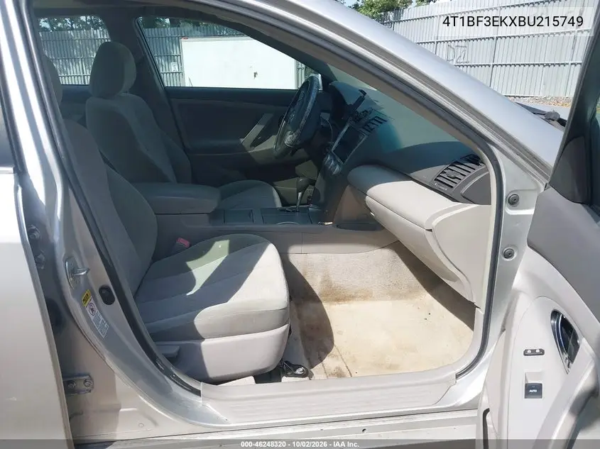 2011 TOYOTA CAMRY VIN 4T1BF3EKXBU215749 — фото 5