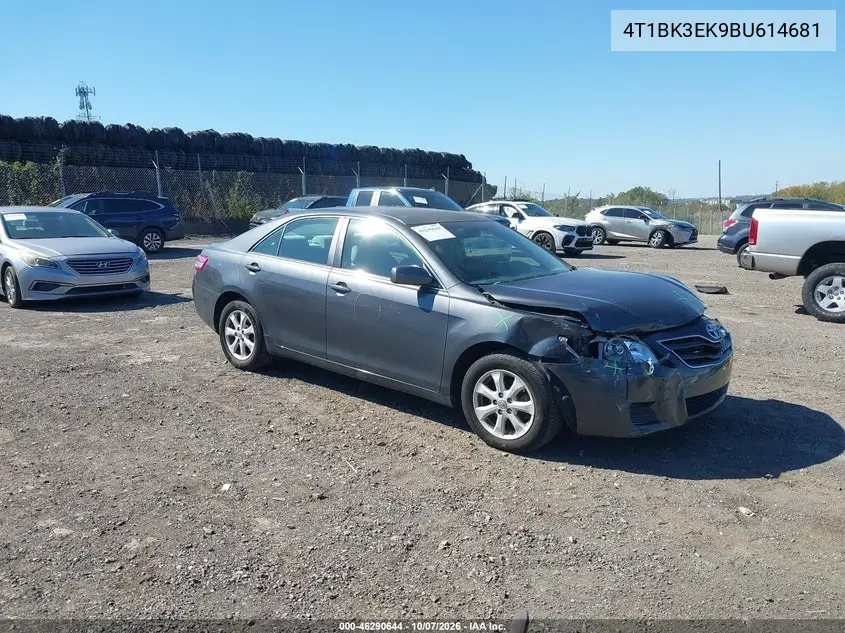 TOYOTA CAMRY 2011, VIN 4T1BK3EK9BU614681