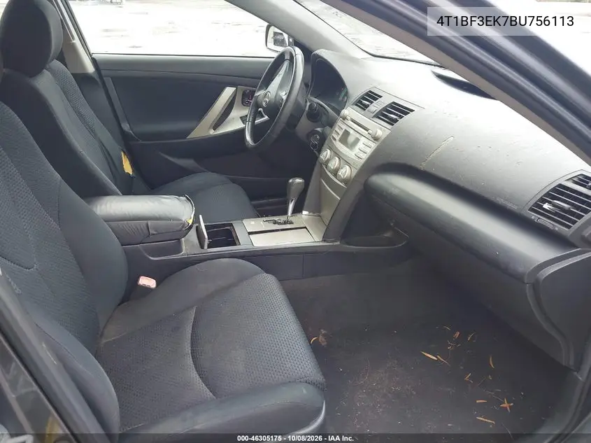 2011 TOYOTA CAMRY VIN 4T1BF3EK7BU756113 — фото 5
