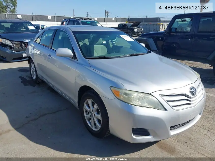 TOYOTA CAMRY 2011, VIN 4T4BF3EK5BR121137