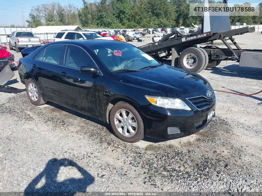 TOYOTA CAMRY 2011, VIN 4T1BF3EK1BU178588