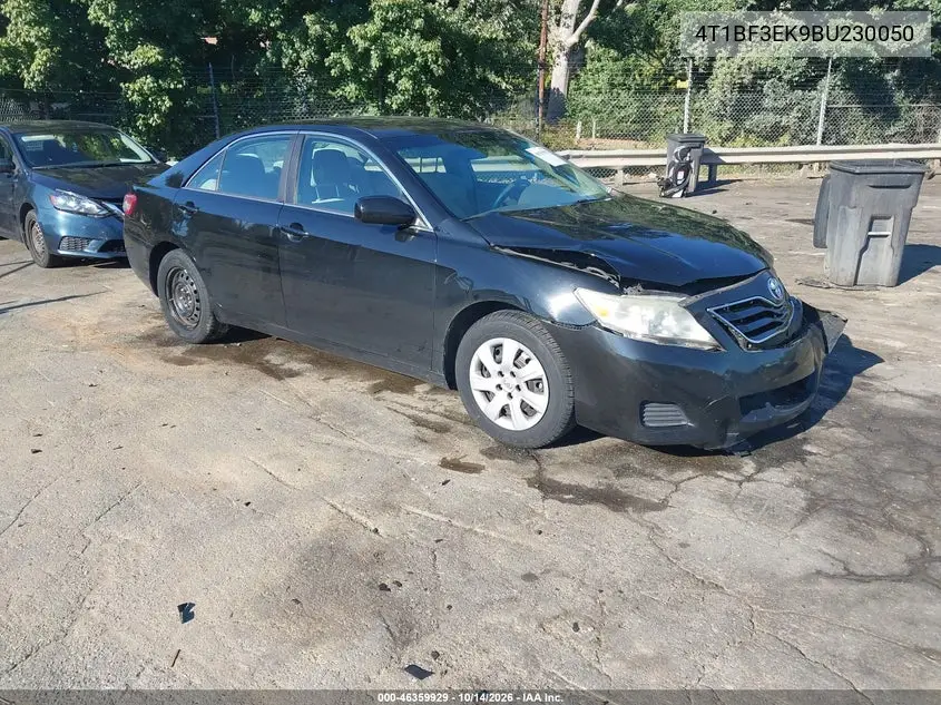 TOYOTA CAMRY 2011, VIN 4T1BF3EK9BU230050