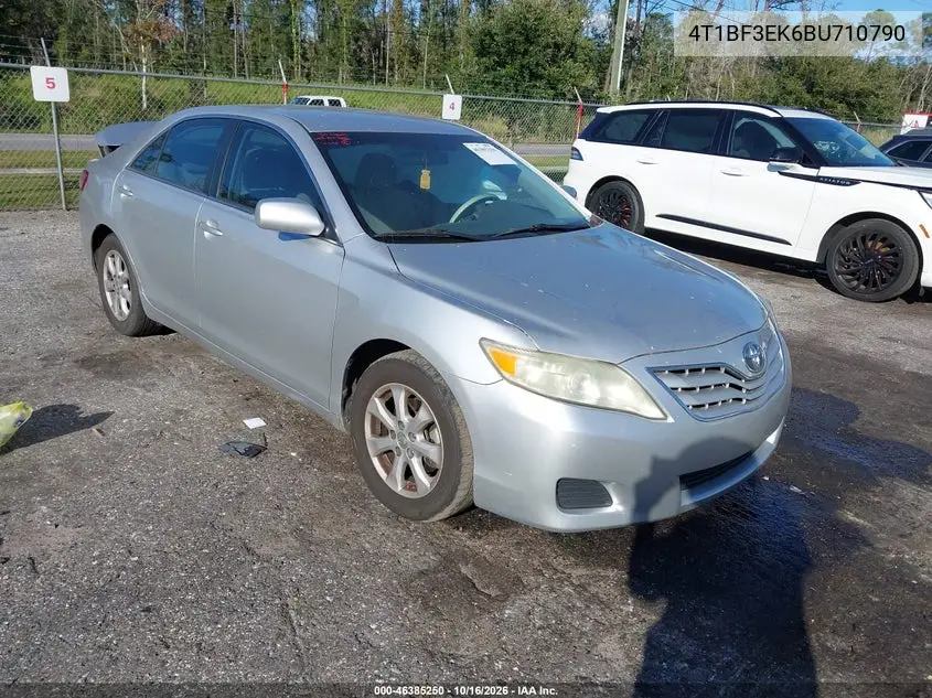 TOYOTA CAMRY 2011, VIN 4T1BF3EK6BU710790
