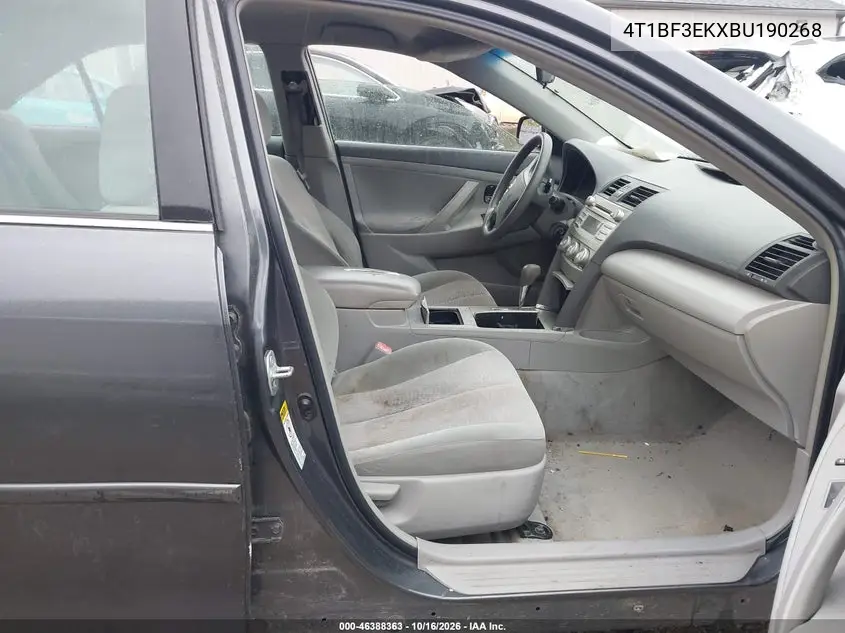 2011 TOYOTA CAMRY VIN 4T1BF3EKXBU190268 — фото 5