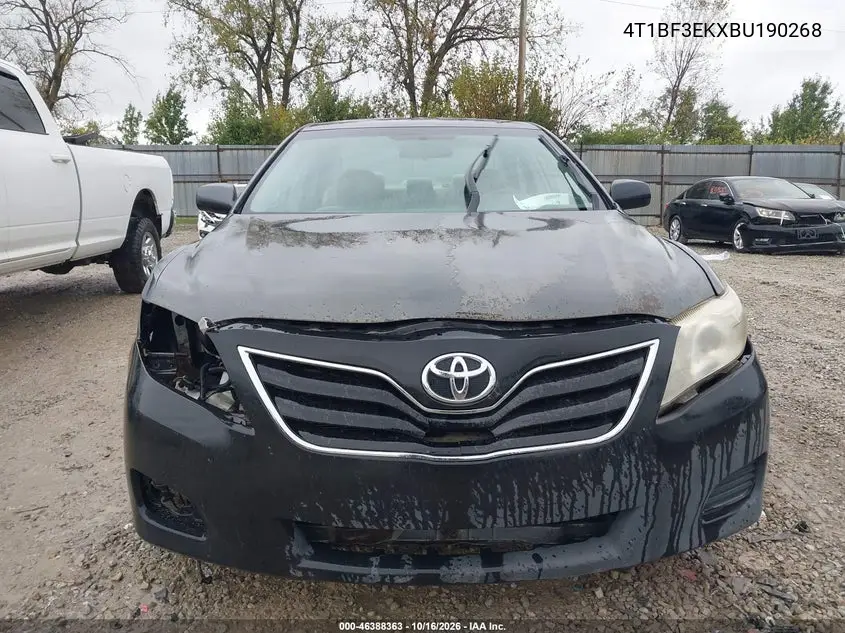 2011 TOYOTA CAMRY VIN 4T1BF3EKXBU190268 — фото 6