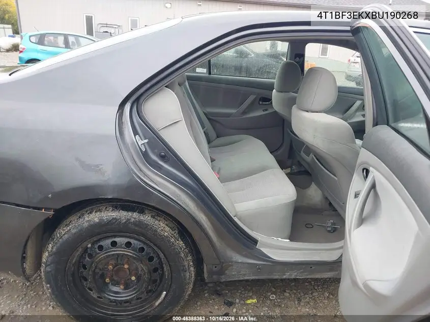 2011 TOYOTA CAMRY VIN 4T1BF3EKXBU190268 — фото 8
