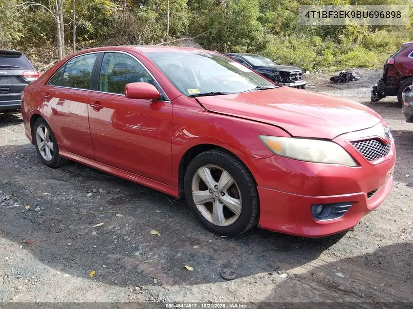 TOYOTA CAMRY 2011, VIN 4T1BF3EK9BU696898