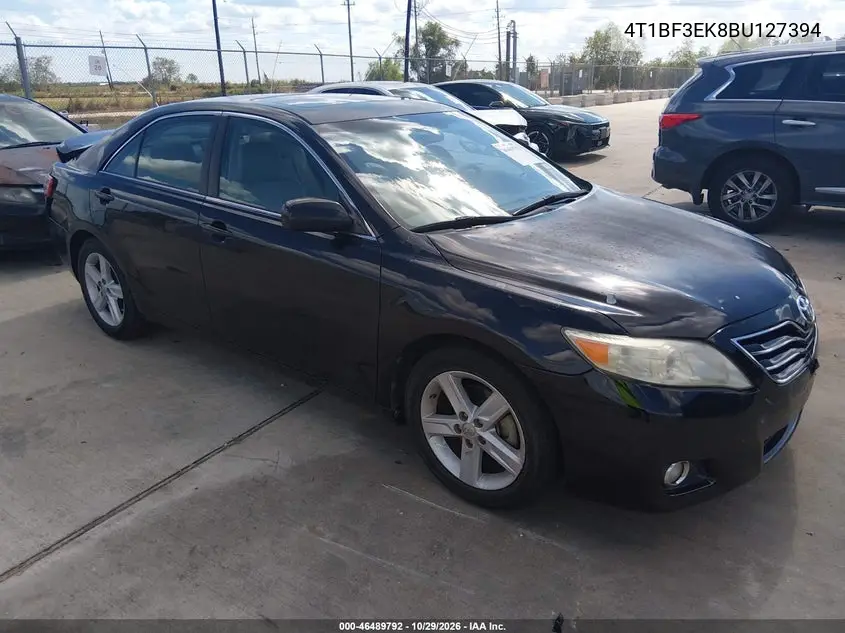 TOYOTA CAMRY 2011, VIN 4T1BF3EK8BU127394