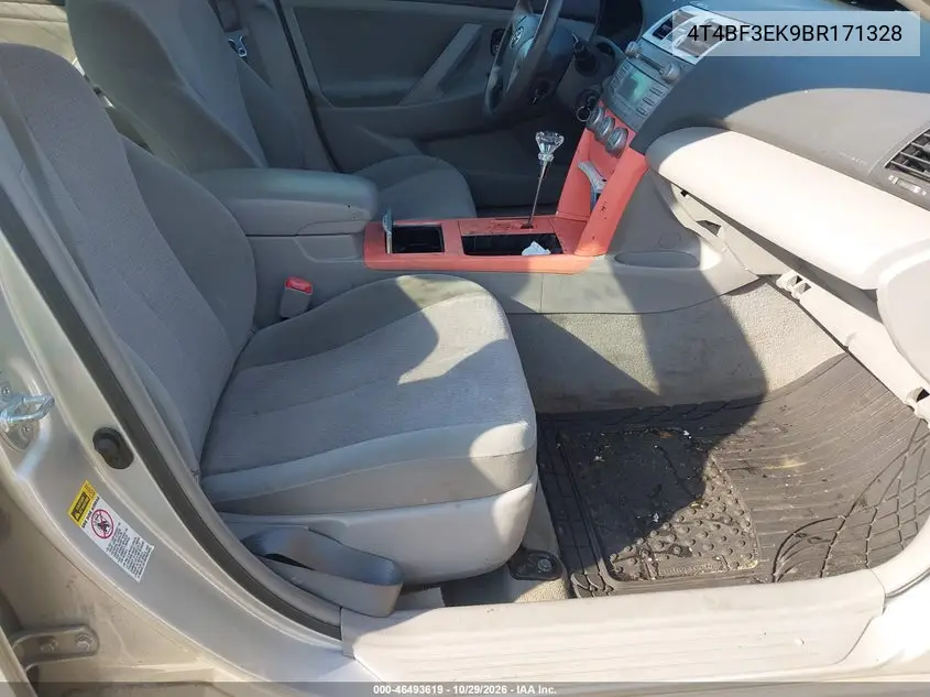 TOYOTA CAMRY 2011, VIN 4T4BF3EK9BR171328