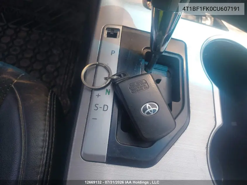 2012 TOYOTA CAMRY VIN 4T1BF1FK0CU607191 — фото 11