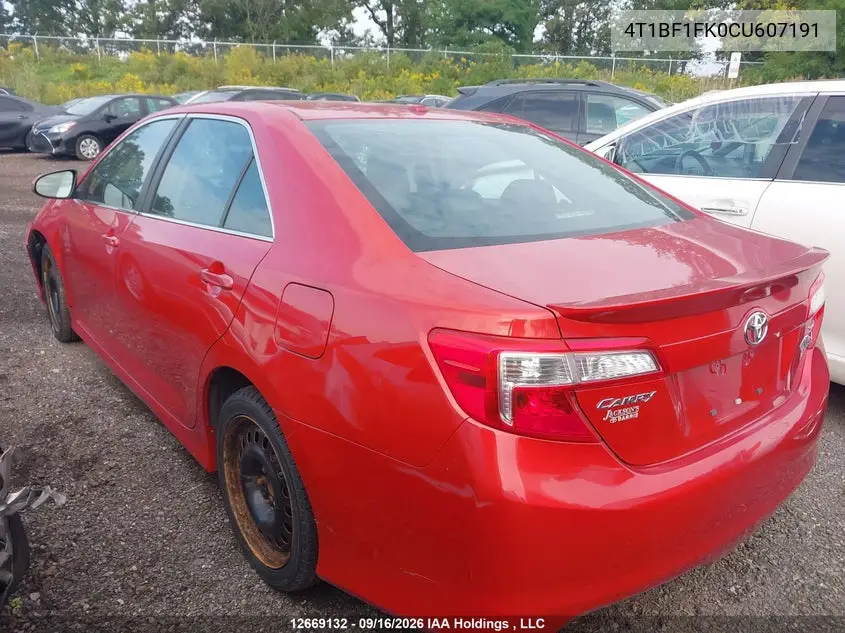 2012 TOYOTA CAMRY VIN 4T1BF1FK0CU607191 — фото 15