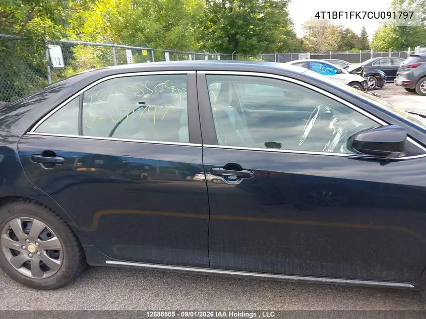 2012 TOYOTA CAMRY VIN 4T1BF1FK7CU091797 — фото 14