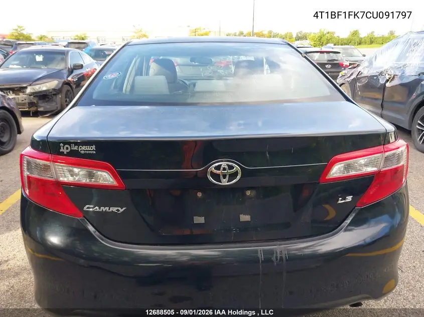 2012 TOYOTA CAMRY VIN 4T1BF1FK7CU091797 — фото 17