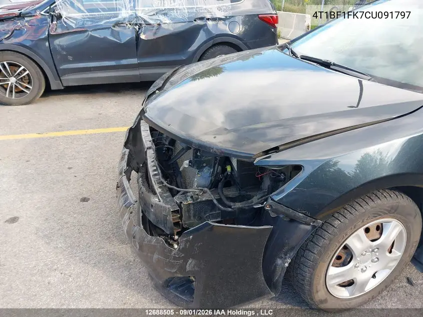 2012 TOYOTA CAMRY VIN 4T1BF1FK7CU091797 — фото 21