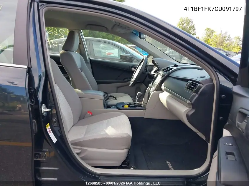 2012 TOYOTA CAMRY VIN 4T1BF1FK7CU091797 — фото 5