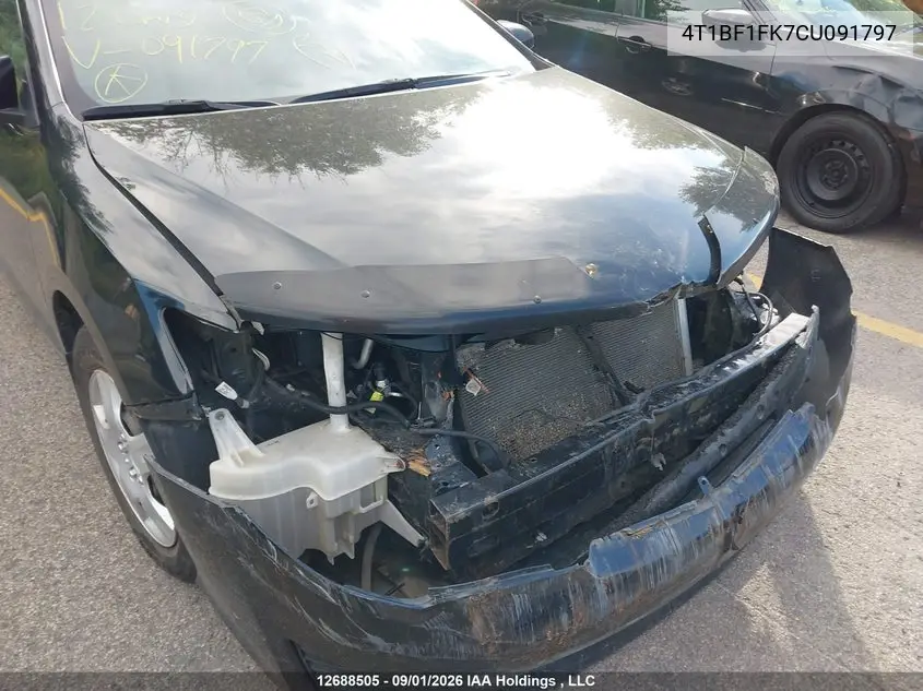 2012 TOYOTA CAMRY VIN 4T1BF1FK7CU091797 — фото 6