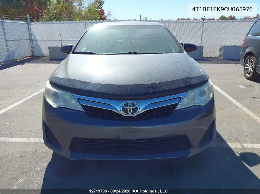 2012 TOYOTA CAMRY VIN 4T1BF1FK9CU065976 — фото 12