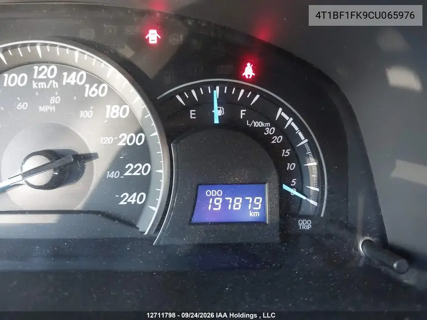 2012 TOYOTA CAMRY VIN 4T1BF1FK9CU065976 — фото 15