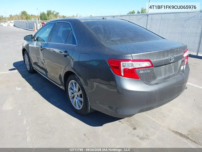2012 TOYOTA CAMRY VIN 4T1BF1FK9CU065976 — фото 3