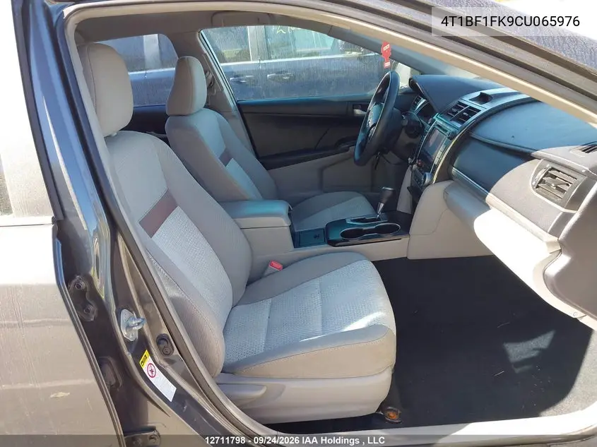 2012 TOYOTA CAMRY VIN 4T1BF1FK9CU065976 — фото 5