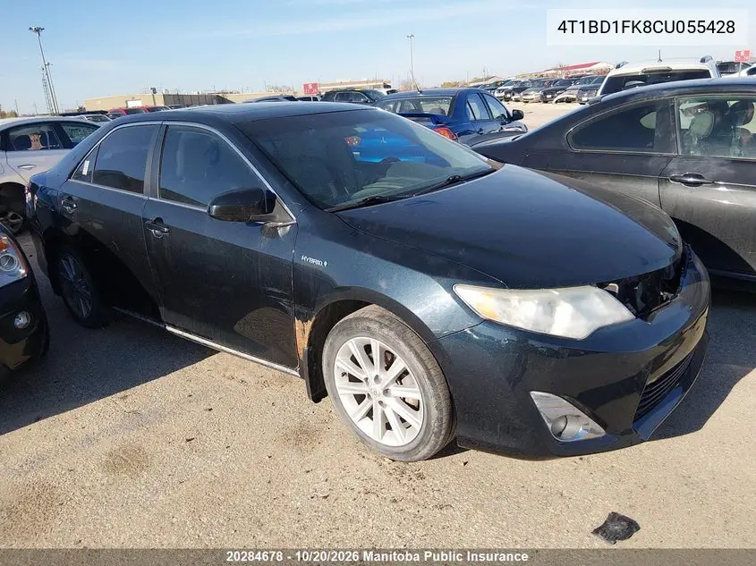 TOYOTA CAMRY 2012, VIN 4T1BD1FK8CU055428