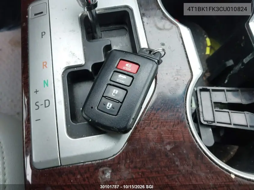 2012 TOYOTA CAMRY VIN 4T1BK1FK3CU010824 — фото 11