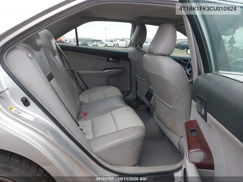 2012 TOYOTA CAMRY VIN 4T1BK1FK3CU010824 — фото 8