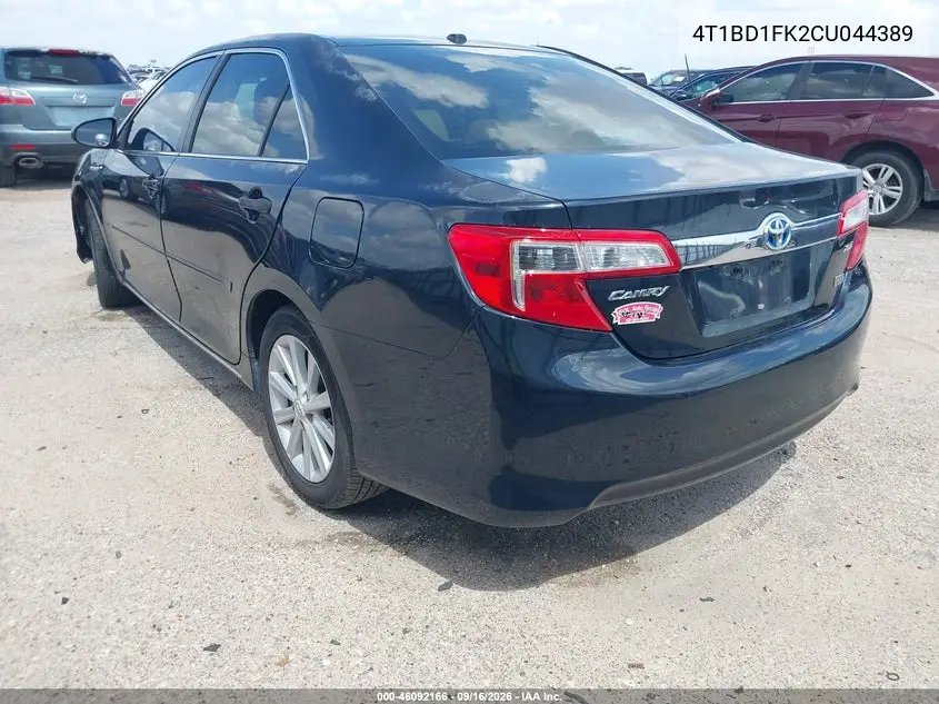 2012 TOYOTA CAMRY VIN 4T1BD1FK2CU044389 — фото 3