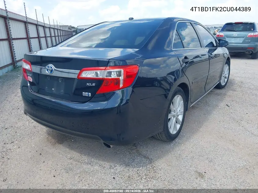 2012 TOYOTA CAMRY VIN 4T1BD1FK2CU044389 — фото 4
