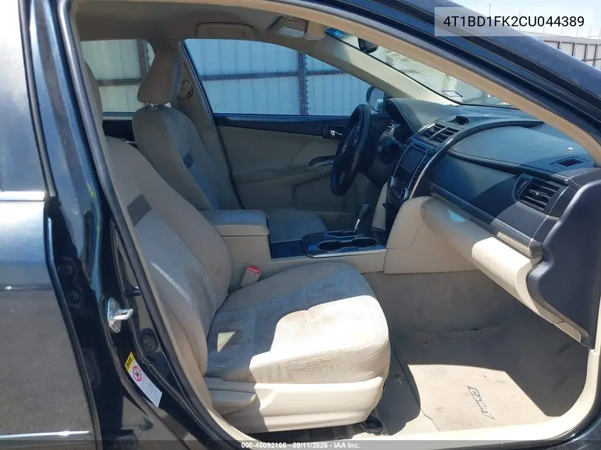 2012 TOYOTA CAMRY VIN 4T1BD1FK2CU044389 — фото 5